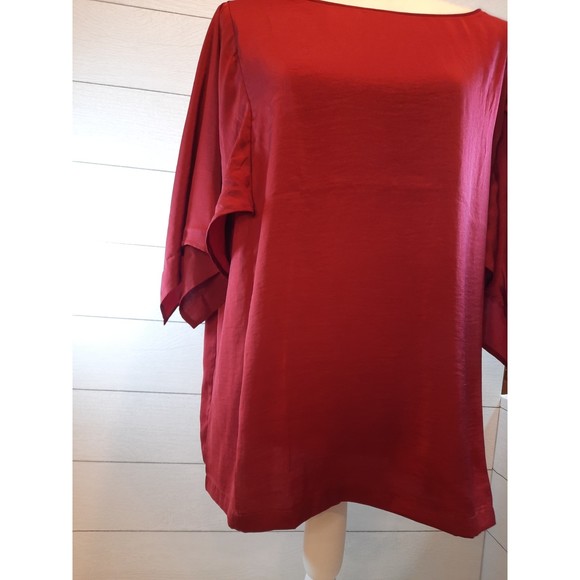 Chico's Drape Sleeve Ladies Top New With Tag Size 2 (12) - Picture 3 of 9